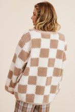 Load image into Gallery viewer, Sherpa Gingham Jacket
