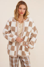 Load image into Gallery viewer, Sherpa Gingham Jacket

