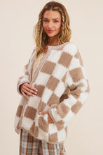 Load image into Gallery viewer, Sherpa Gingham Jacket
