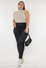 Load image into Gallery viewer, Plus High Rise Coated Ankle Skinny Jeans
