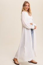 Load image into Gallery viewer, Long Button Down Shirt Maxi Dress
