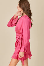 Load image into Gallery viewer, TIE WAIST RUFFLE DRESS
