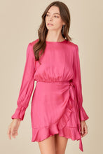 Load image into Gallery viewer, TIE WAIST RUFFLE DRESS
