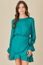 Load image into Gallery viewer, TIE WAIST RUFFLE DRESS
