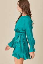 Load image into Gallery viewer, TIE WAIST RUFFLE DRESS
