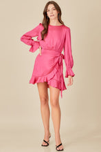 Load image into Gallery viewer, TIE WAIST RUFFLE DRESS
