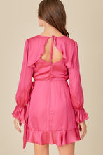 Load image into Gallery viewer, TIE WAIST RUFFLE DRESS
