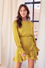 Load image into Gallery viewer, TIE WAIST RUFFLE DRESS

