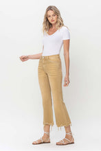Load image into Gallery viewer, Vintage High Rise Raw Flare Hem Detail Jeans

