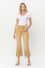 Load image into Gallery viewer, Vintage High Rise Raw Flare Hem Detail Jeans
