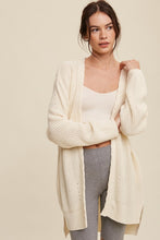 Load image into Gallery viewer, Cable Knit Open Front Long Cardigan
