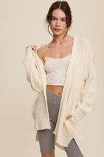 Load image into Gallery viewer, Cable Knit Open Front Long Cardigan
