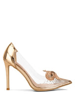 Load image into Gallery viewer, Rhinestones Embellished Clear Pump Shoes

