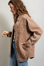 Load image into Gallery viewer, Quilted Button Down Jacket
