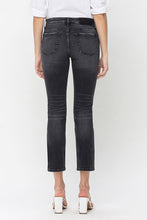 Load image into Gallery viewer, Mid Rise Crop Slim Straight Jeans
