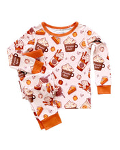 Load image into Gallery viewer, Pumkin Spice Kids Clothing Two Piece Set
