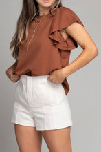 Load image into Gallery viewer, Ruffle sleeve top
