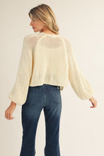 Load image into Gallery viewer, Knit Sweater Open Cardigan
