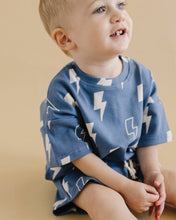 Load image into Gallery viewer, Blue Bolts Short Set
