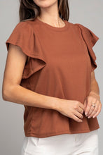 Load image into Gallery viewer, Ruffle sleeve top
