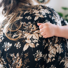 Load image into Gallery viewer, Black Floral Duster - Women - Believe Inspire Beauty 
