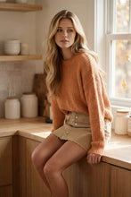 Load image into Gallery viewer, Button down twill skirt
