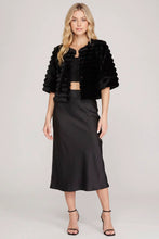 Load image into Gallery viewer, FAUX FUR CROP JACKET
