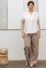 Load image into Gallery viewer, PLUS TEXTURED DROP SHOULDER COLLARED BUTTON DOWN SHIRT
