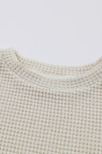 Load image into Gallery viewer, Beige Waffle Knit Top

