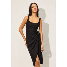 Load image into Gallery viewer, Tulip Hem Midi Wrap Dress
