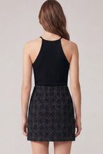 Load image into Gallery viewer, HIGH WAISTED TWEED MINI SKIRT
