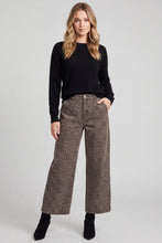 Load image into Gallery viewer, Women's animal print washed cotton pants with pockets
