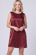 Load image into Gallery viewer, SATIN MINI DRESS
