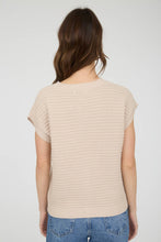 Load image into Gallery viewer, BUTTON DOWN SHORT SLEEVE KNIT CARDIGAN VEST
