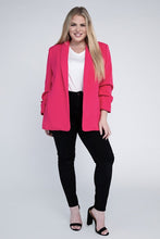 Load image into Gallery viewer, Plus Shawl Lapel Blazer
