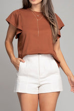 Load image into Gallery viewer, Ruffle sleeve top
