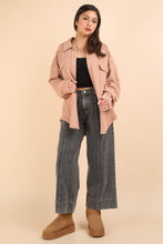 Load image into Gallery viewer, Button Down Textured Knit Shacket
