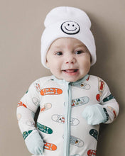 Load image into Gallery viewer, Christmas Bamboo Clothes Baby Zip Romper | Skateboard
