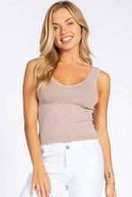 Load image into Gallery viewer, Seamless Reversible Stonewashed Ribbed Tank - Believe Inspire Beauty 
