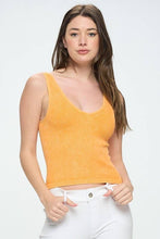 Load image into Gallery viewer, Seamless Reversible Stonewashed Ribbed Tank - Believe Inspire Beauty 
