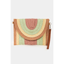 Load image into Gallery viewer, Rainbow Straw Braid Bag
