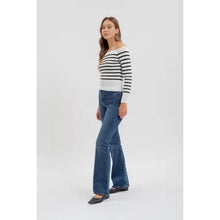Load image into Gallery viewer, Off the Shoulder Long Sleeve Knit Sweater
