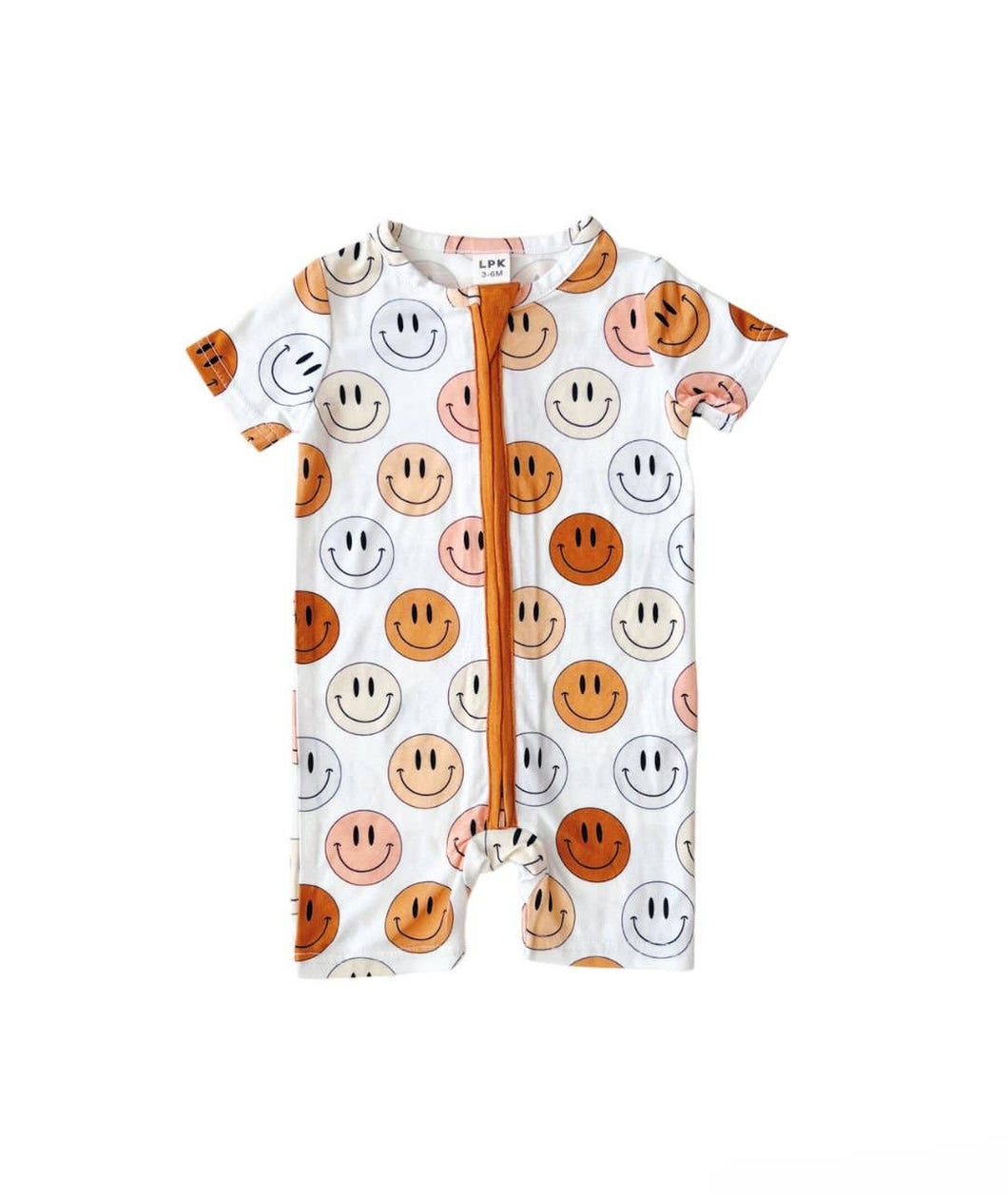 Smiley Bamboo Baby Romper