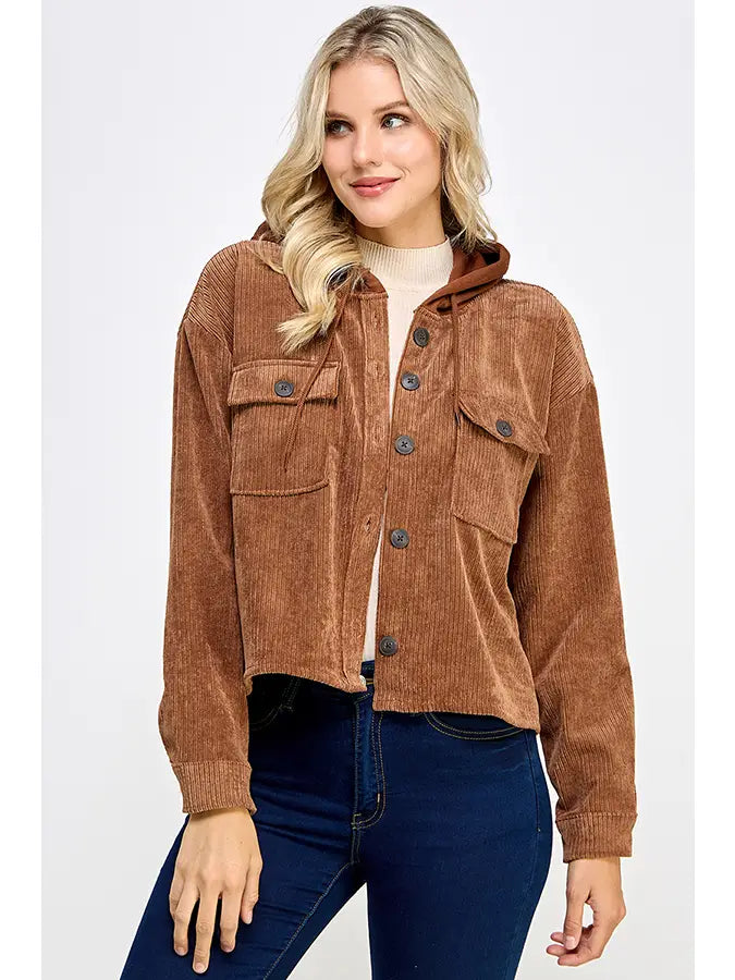 Corduroy Oversized Shacket