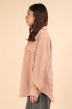 Load image into Gallery viewer, Button Down Textured Knit Shacket
