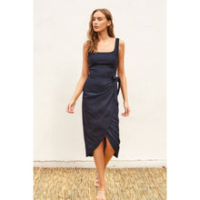 Load image into Gallery viewer, Tulip Hem Midi Wrap Dress

