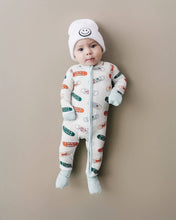 Load image into Gallery viewer, Christmas Bamboo Clothes Baby Zip Romper | Skateboard
