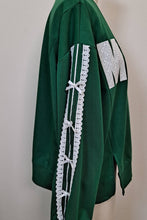 Load image into Gallery viewer, Merry Eyelet Lace Bow Sleeve Sweatshirt

