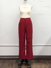 Load image into Gallery viewer, High Waist Wide Leg Tailored Pants
