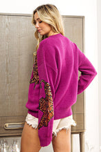 Load image into Gallery viewer, Sequin Tiger Embroidery Sweater
